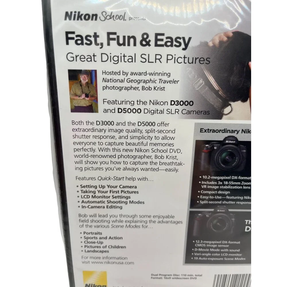Nikon School Presents Fast Fun & Easy Great Digital SLR Pictures DVD